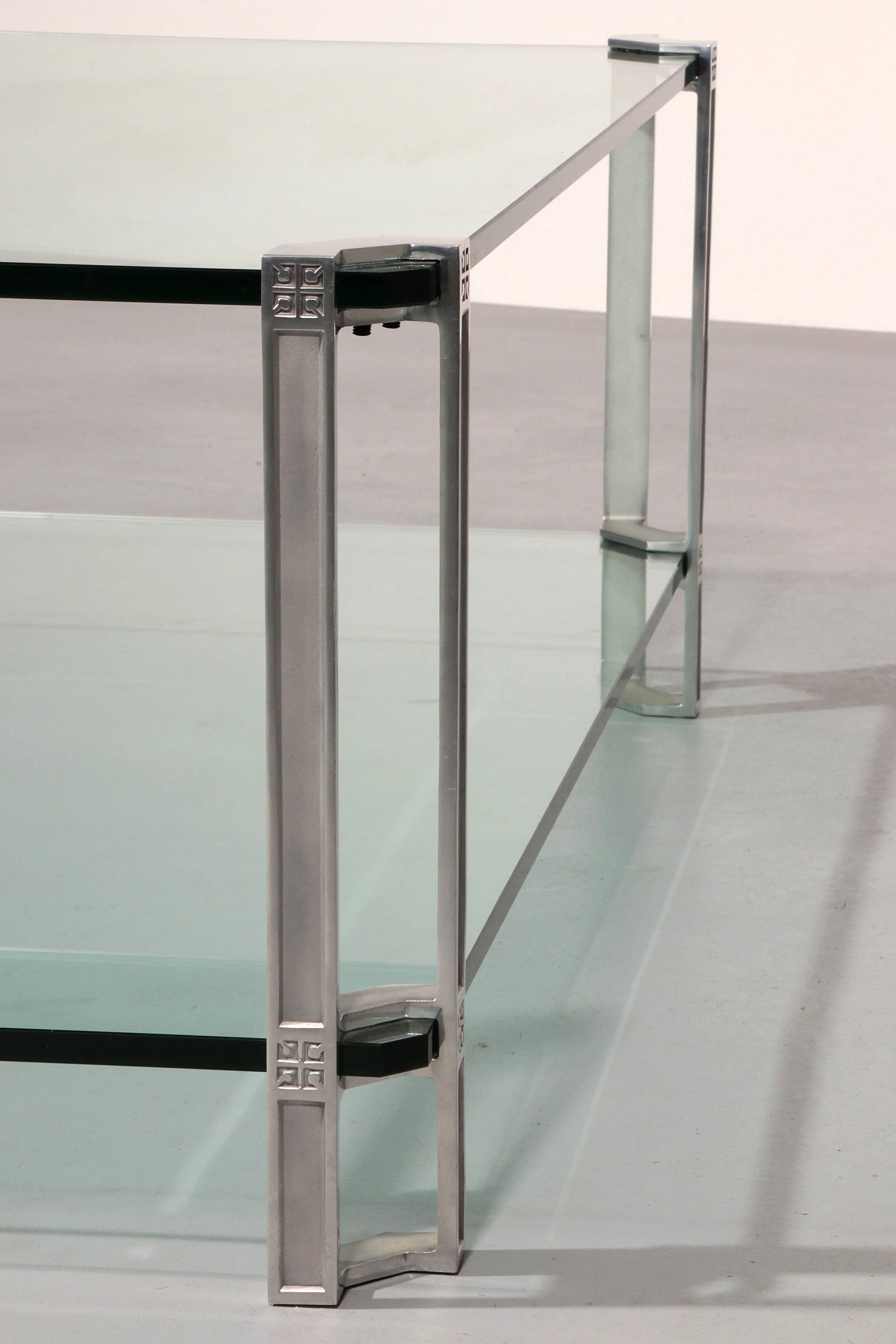 Large coffee table by Peter Ghyczy, model T24 (120x120x45)