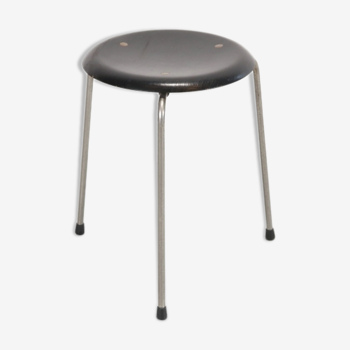 Very early edition Arne Jacobsen DOT stool model 3170 by Fritz Hansen