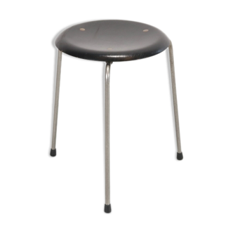 Very early edition Arne Jacobsen DOT stool model 3170 by Fritz Hansen