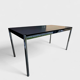 Table USM Haller gris anthracite – design suisse iconique