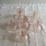 Crystal champagne cups