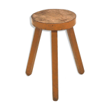 Tabouret tripode en chêne, Suède, 1920