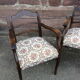 French lounge armchairs, 1950s, set of 2