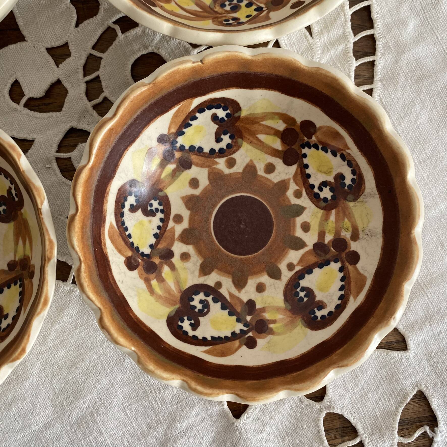 Coupelles HB Quimper  , artisanat vintage