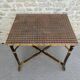 Table en bambou et rotin de la maison Perret & Vibert, fin XIXIème