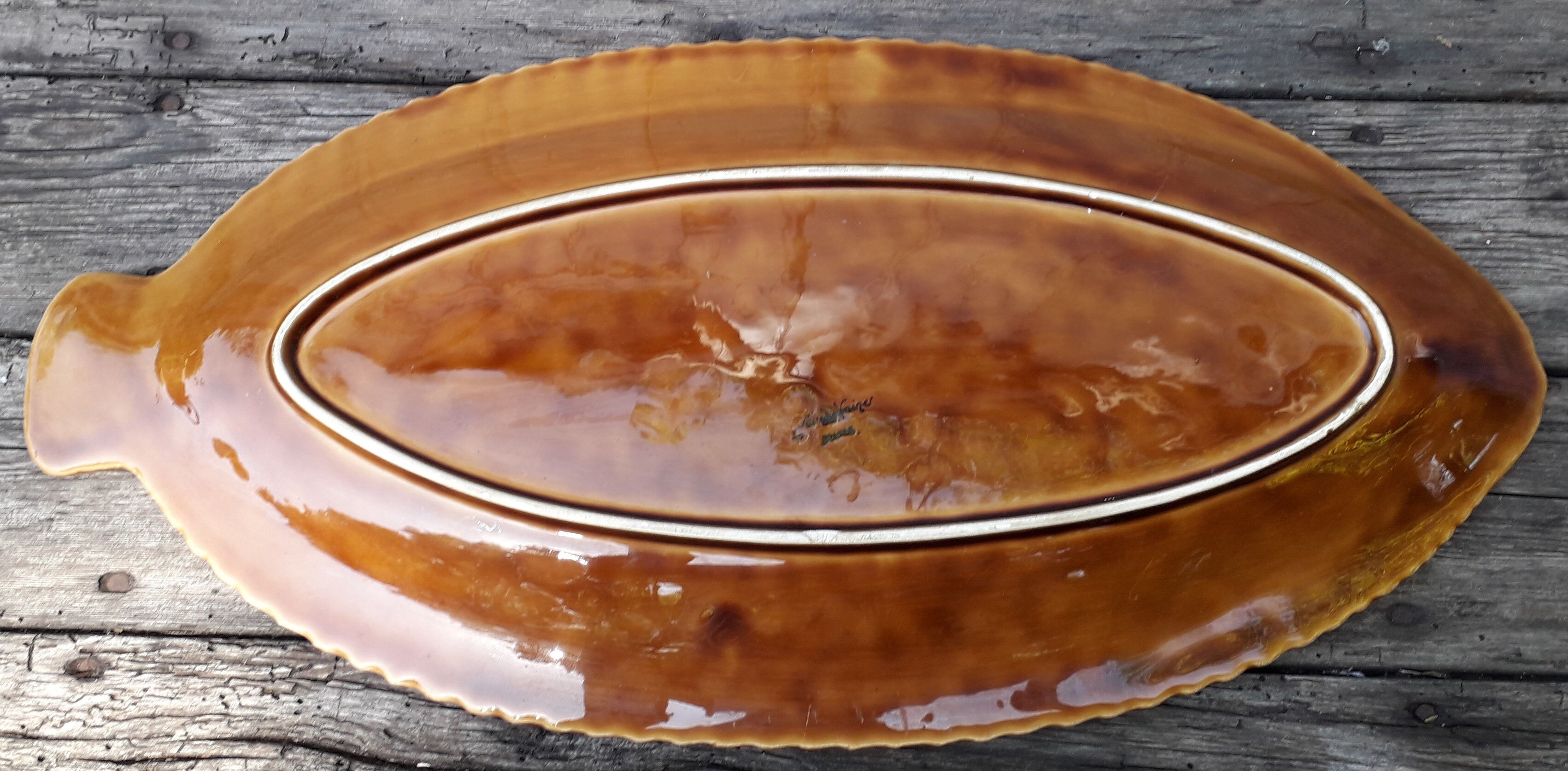 Sarreguemines fish dish