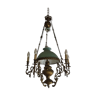 Baroque chandelier with crystalline and dome