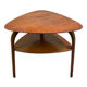 Tripod side table Bow Wood by Steiner