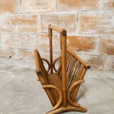 Bamboo magazine holder