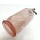 Siphon bistrot glass relief pink Machecoul Loire Atlantique