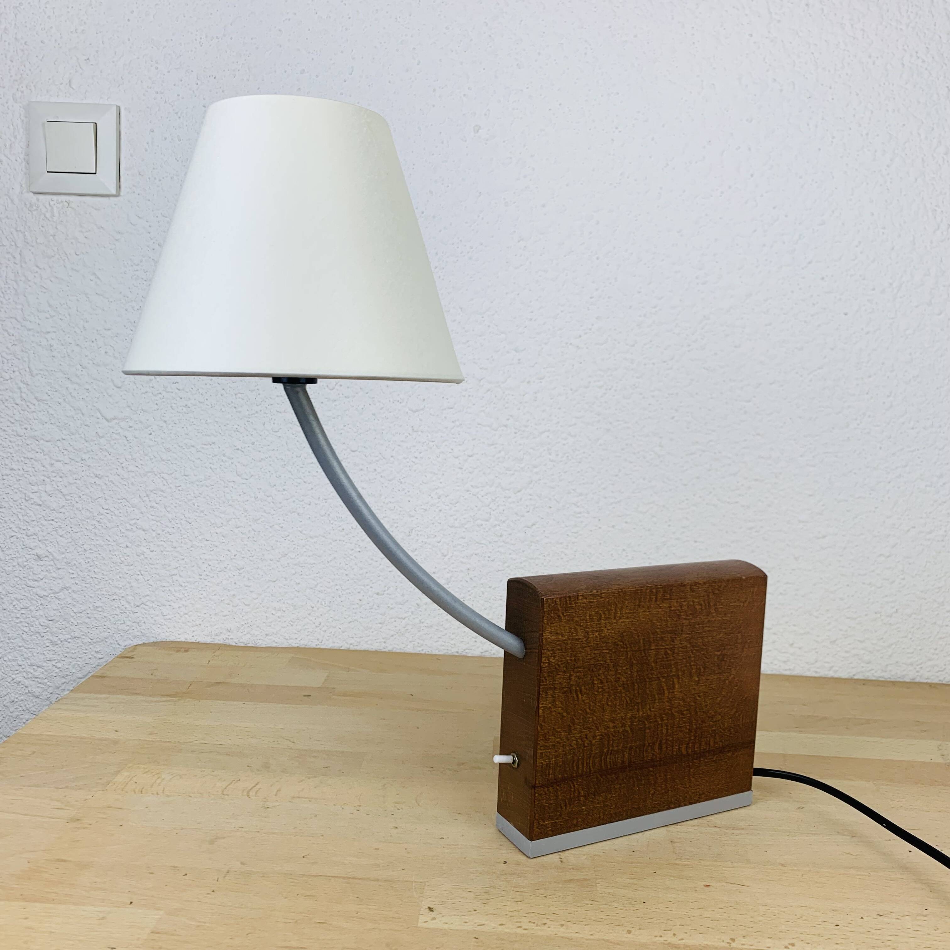 Vintage Ligne Roset teak lamp