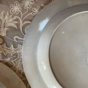 Set of 4 English flat plates from the mid-19th century.