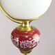 Mid-Century Italian Brass, Opaline & Ceramic Chandelier