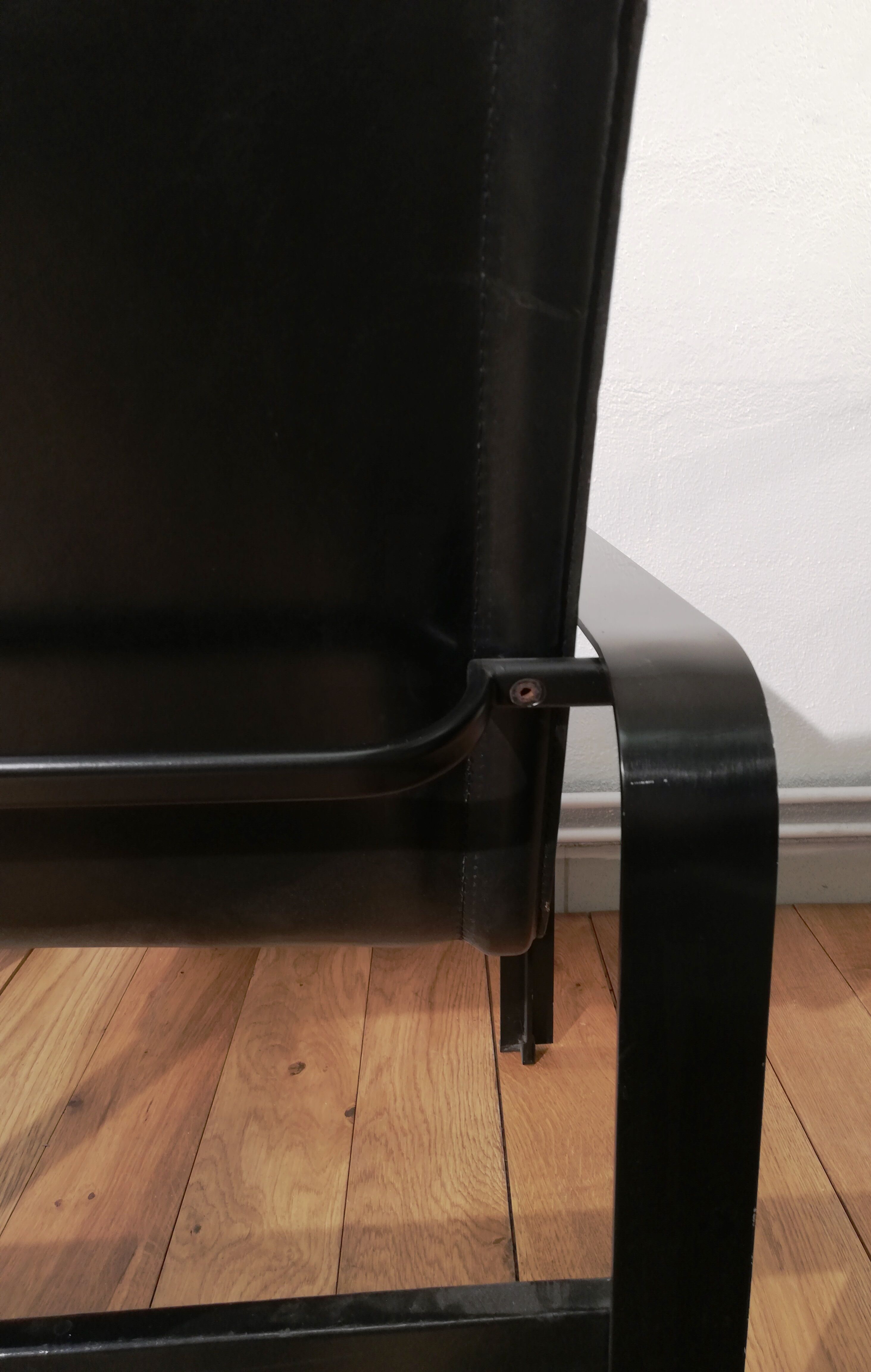 Vintage leather armchair