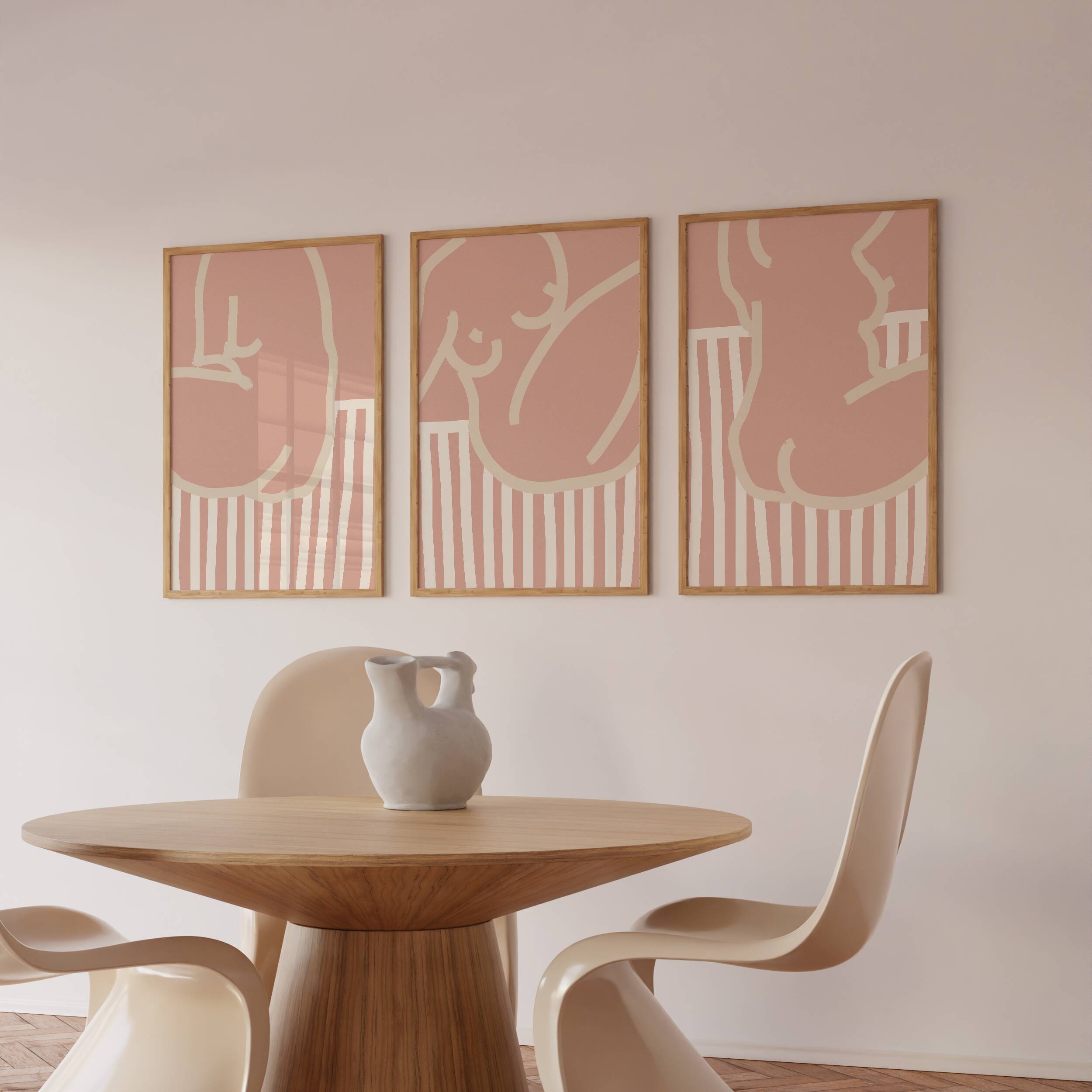 Ensemble de 3 impressions giclée