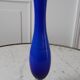 Electric blue opaline vase Klein 30s-40s