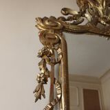 Magnificent gilded bronze mirror
