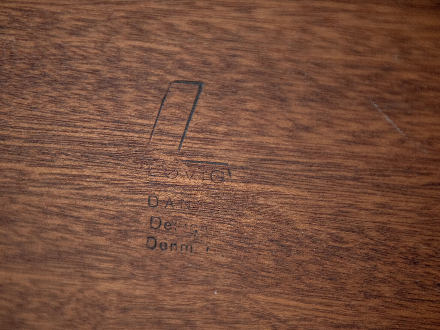 Desk in teak by Peter Løvig Nielsen