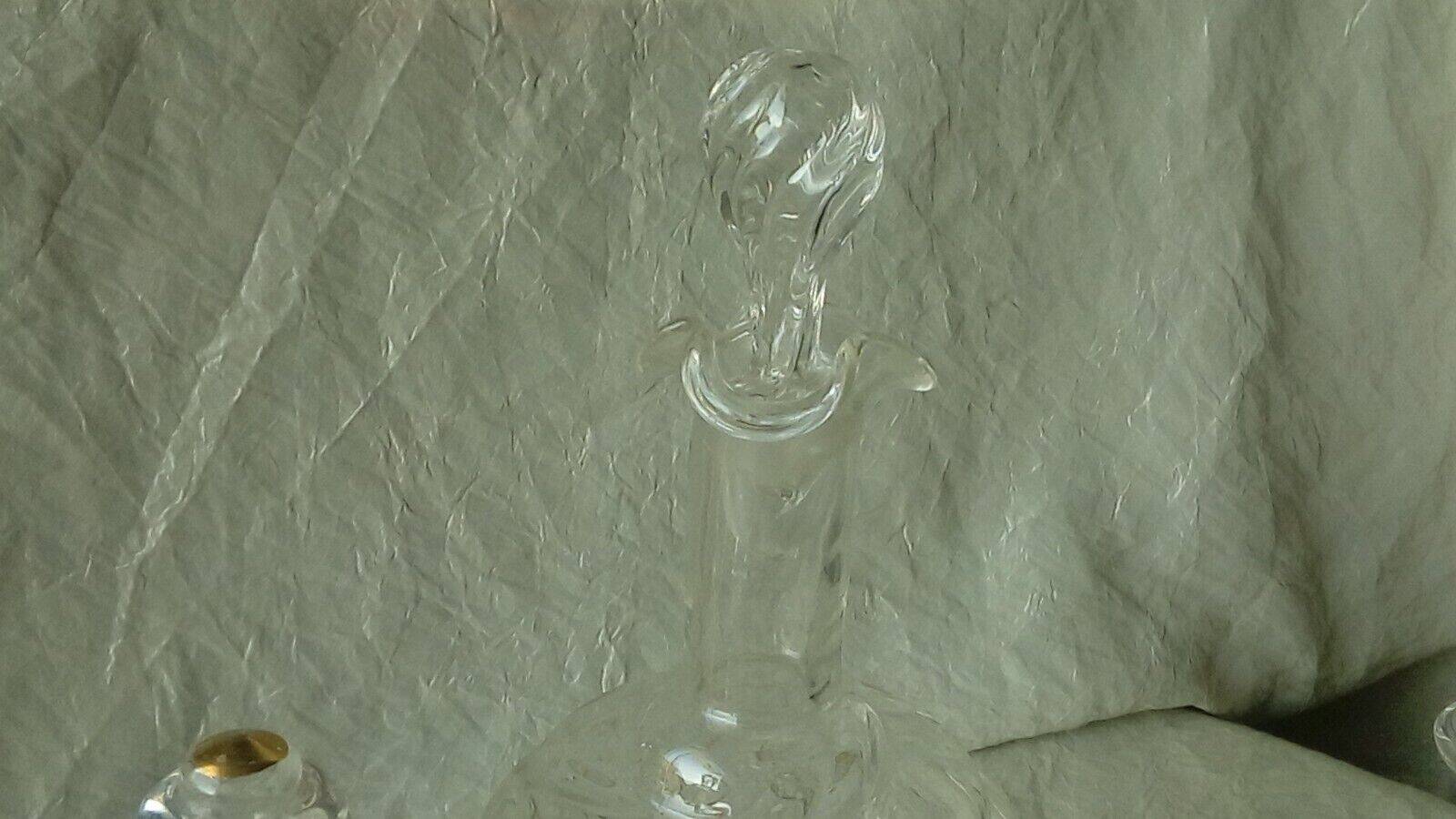 Enameled glass carafes bottles for perfume late 19th century