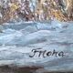 Oil on canvas painting signed F. NOHA