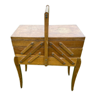 Sewing furniture worker