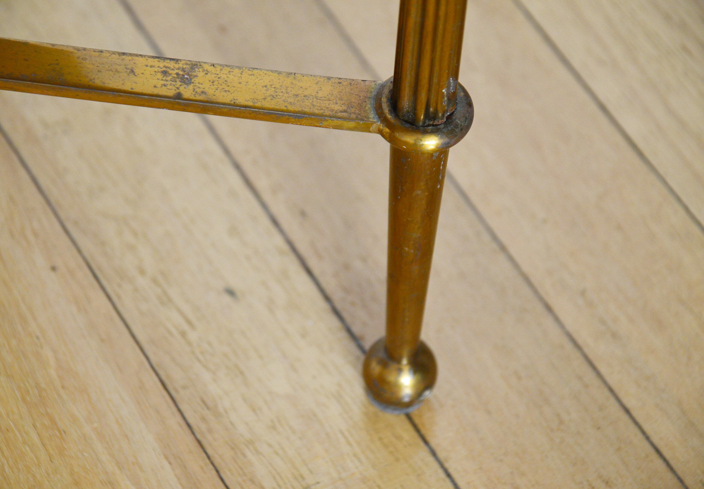 Brass marble coffee table 60s