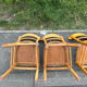 Chaise de bistro vintage industriel
