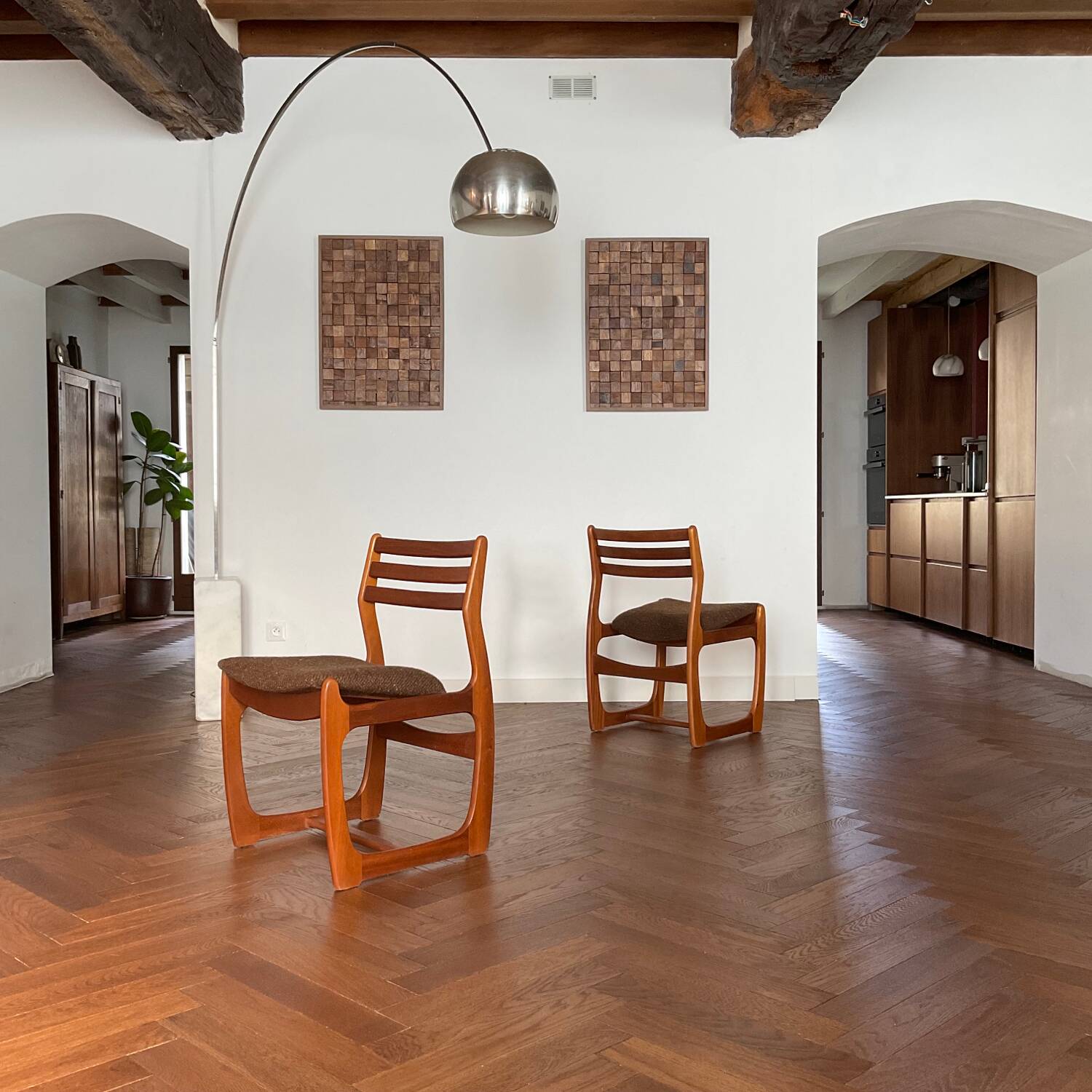 Pair of vintage Portwood chairs from the 60s/70s