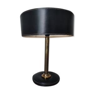 Lampe de table bureau - cuir