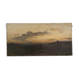 Oil on canvas, landscape, Gaston Bouy