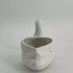 Duck-shaped ceramic pot holder
