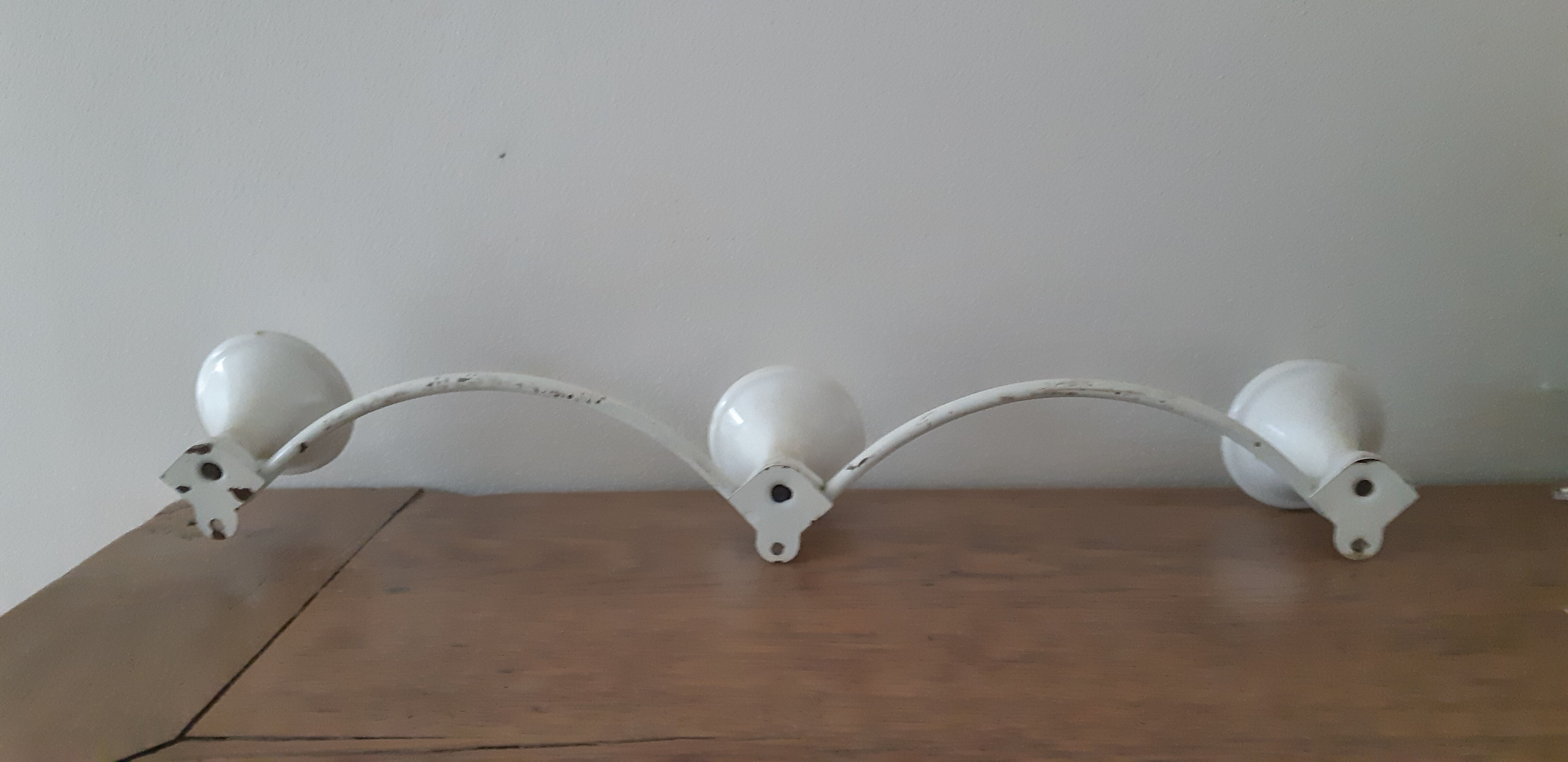Coat rack 3 heads white