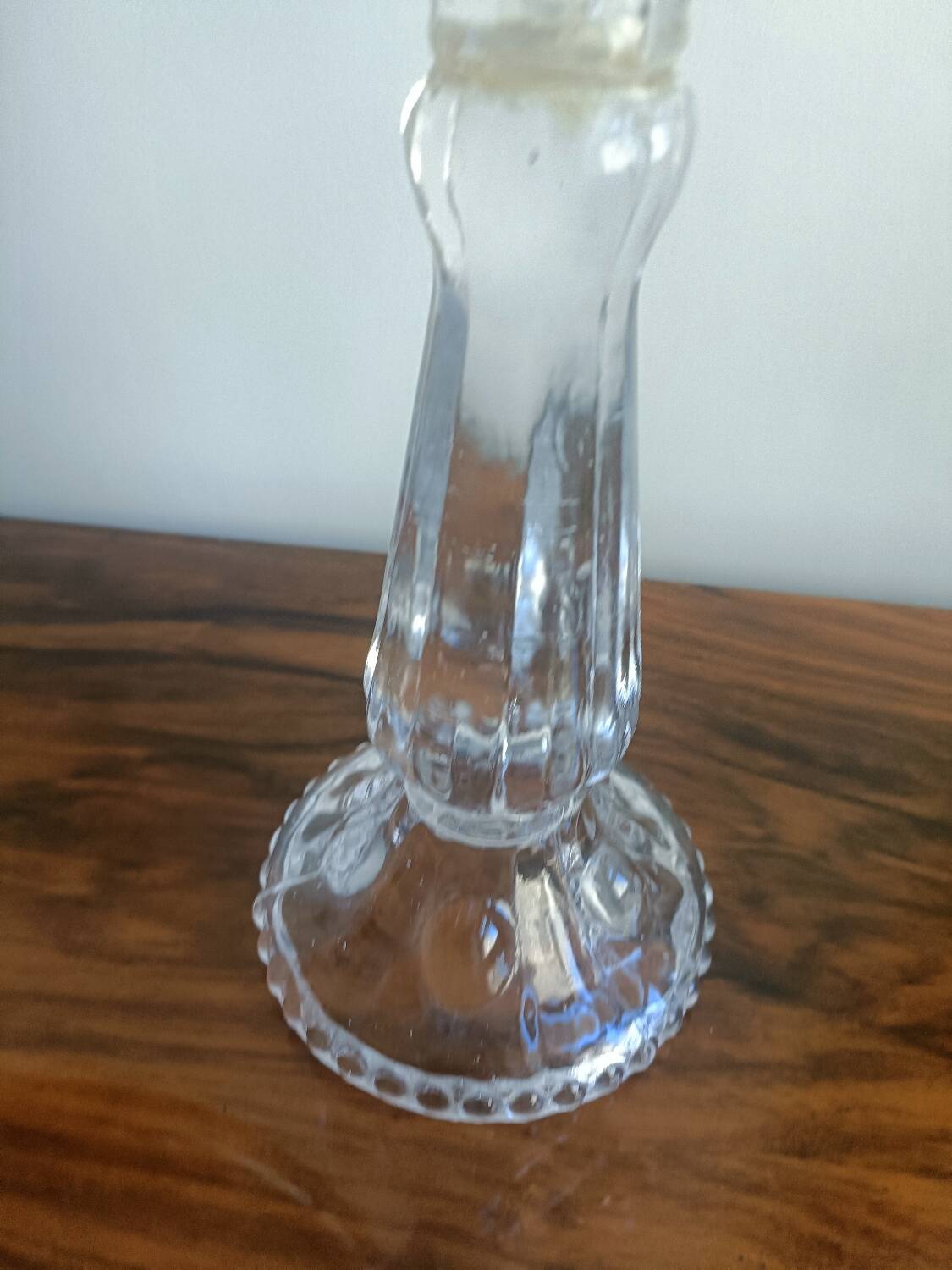 Chandelier, candelabra in bubbled blown glass