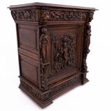 Carved chest of drawers, France, circa 1840.