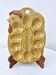 Vintage barbotine egg plate egg holder 10 holes made in japan