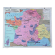 Old historical map Armand Colin The revolutionary France-Paris during the Revolution