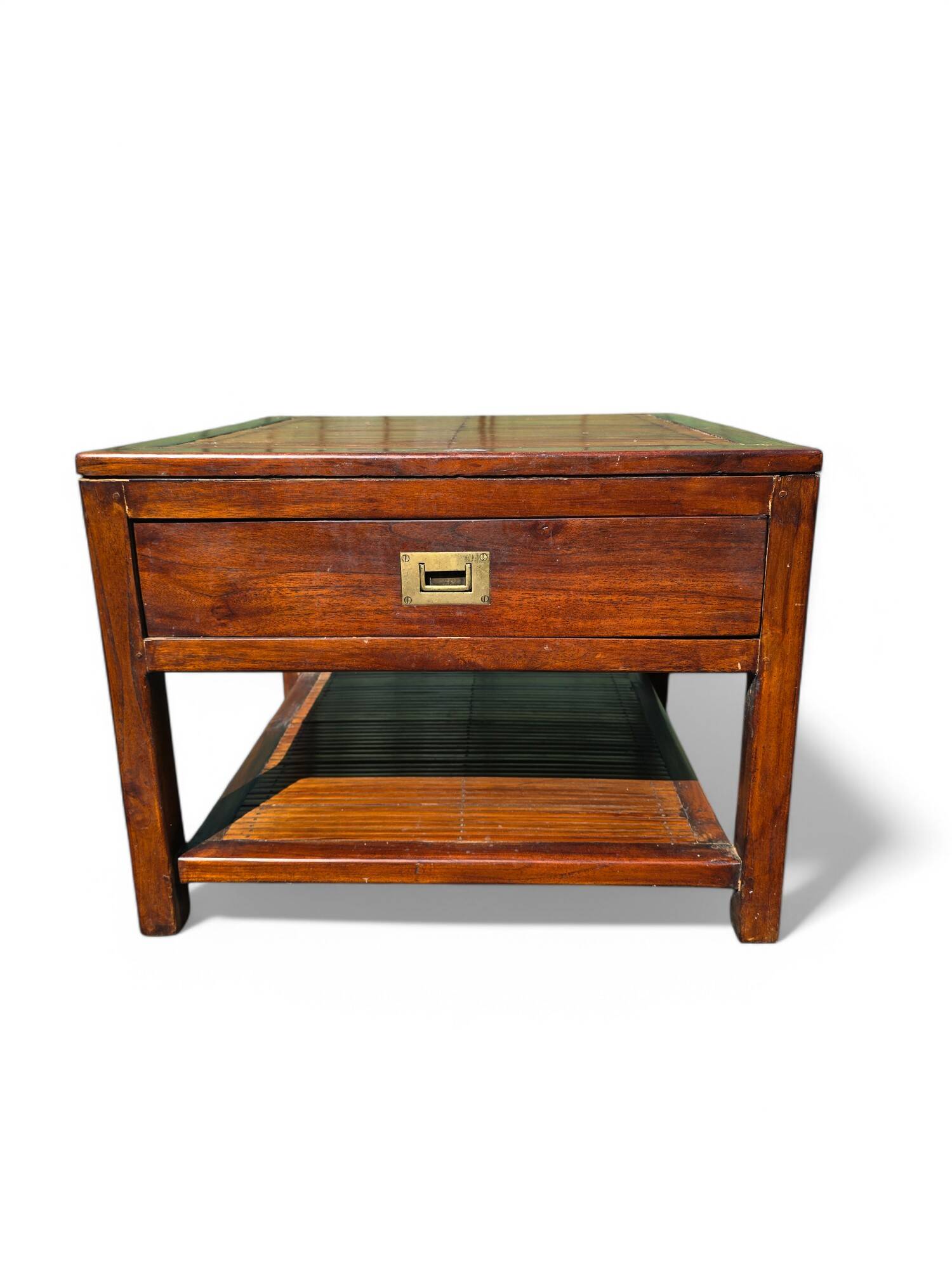 Teak and Bamboo Coffee Table