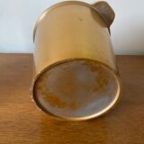 Vintage Champagne Ice Bucket Old Golden Aluminium Cast France #D43