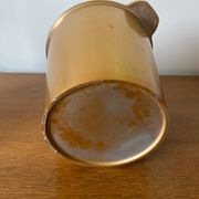 Vintage Champagne Ice Bucket Old Golden Aluminium Cast France #D43