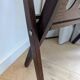 Vintage wooden magazine rack with Scandinavian design