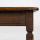 Table d'appoint rustique française du milieu du siècle en bois, années 1850.