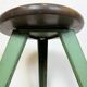 Green Industrial Workshop Stool, 1960s