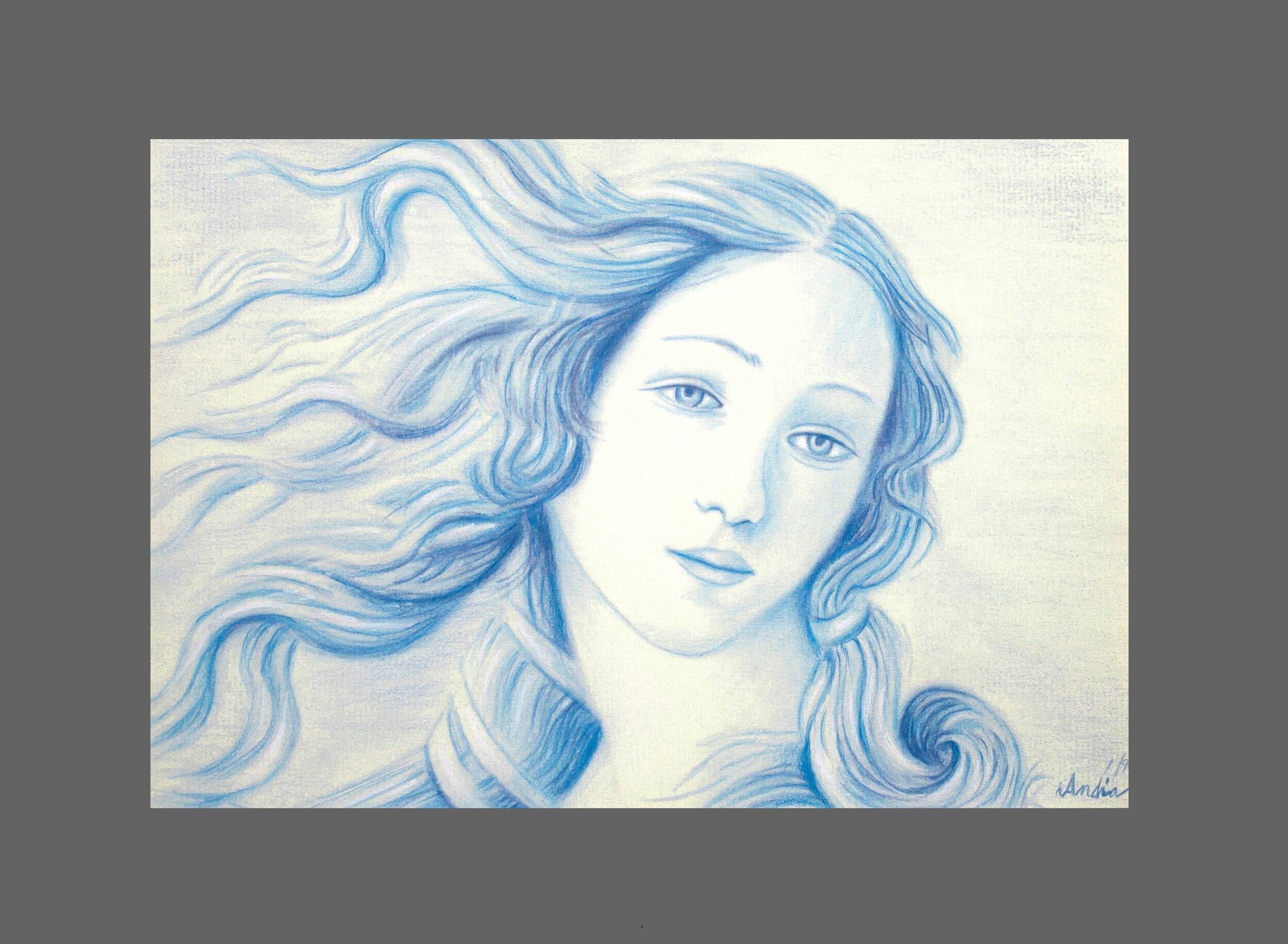 Dibujo al pastel. Pastel painting.