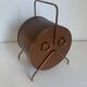 Vintage 1960s tobacco jar, snuffbox, barrel-shaped pipe/wine pot - 25 x 14 cm