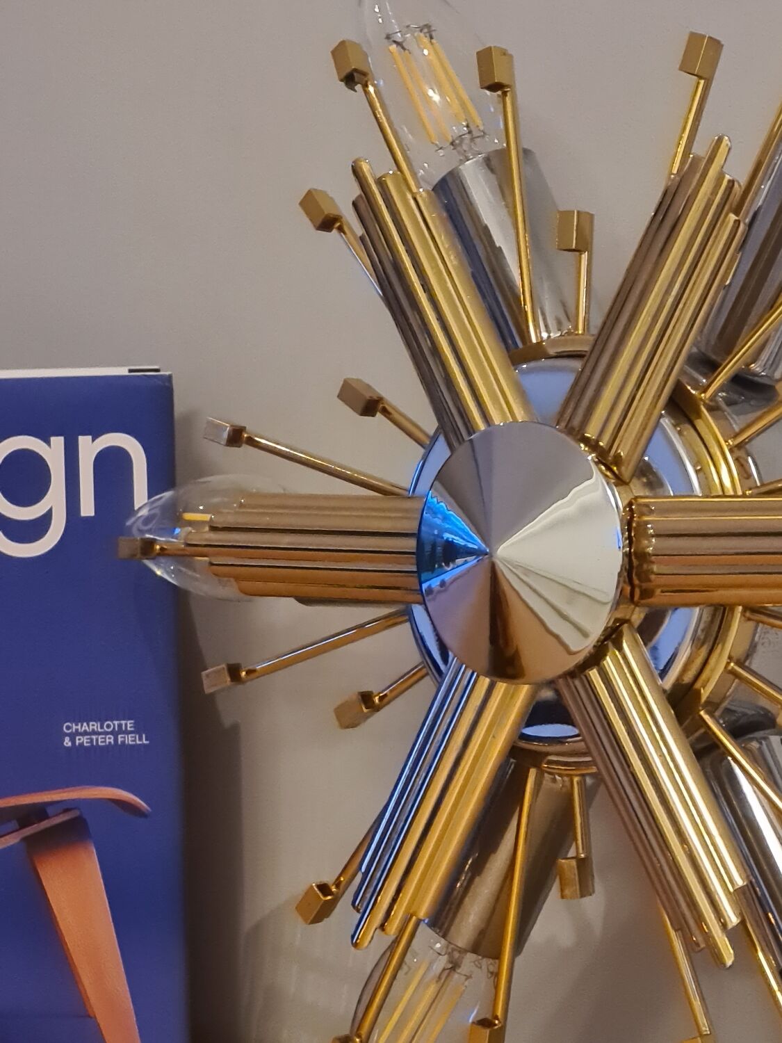 Ceiling lamp, wall lamp, chandelier sun, star, Italy vintage 1960