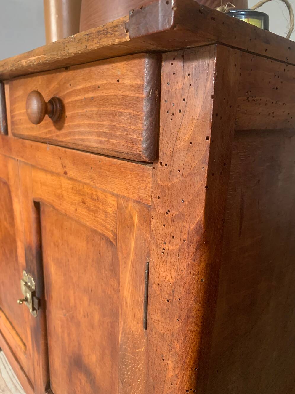 Vintage wooden Parisian sideboard