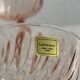 10 Vintage Twisted Pink Glass Champagne Coupes