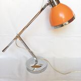 Orange vintage articulated lamp