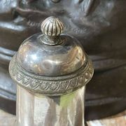 Silver-plated metal pepper mill by Christofle - early 20th century