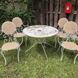 Salon de jardin en fer forgé